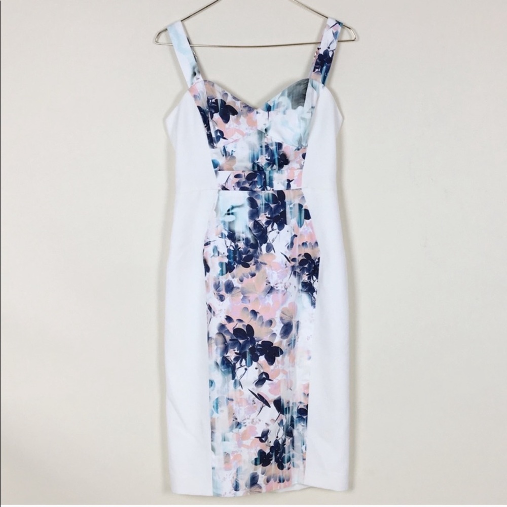 Black Halo Sadie Floral Sheath Dress NWT